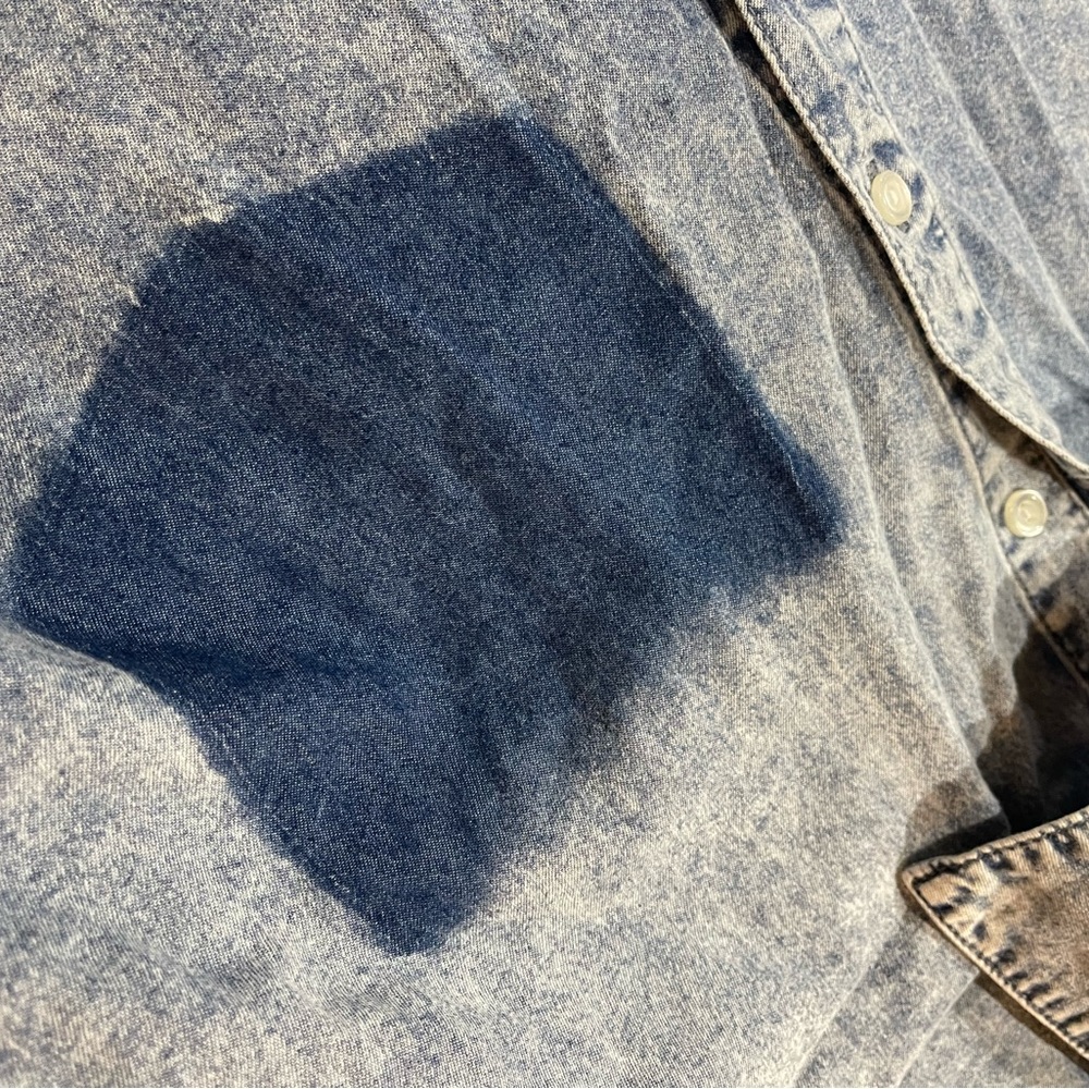 Denim button up - Picture 2 of 2